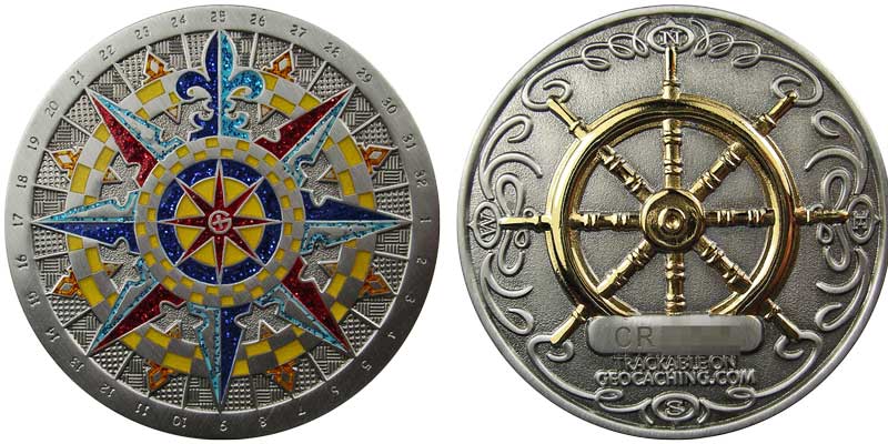 Compass Rose 2007 (Ant. Silver)